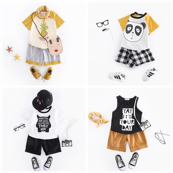 summer boys clothing sets cotton toddler clothes fashion cartoon children 2pcs, White
summer boys clothing sets cotton toddler clothes fashion cartoon children 2pcs, White