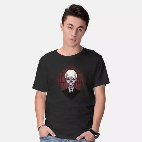 Silence Will Fall Alien Doctor Who Tardis Space Time Travel Horror Black T-shirt, White;black
Silence Will Fall Alien Doctor Who Tardis Space Time Travel Horror Black T-shirt, White;black