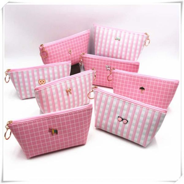 storage bags key card earphone cosmetic bag pink lattice pattern large travel makeup pouch toiletry beauty kit organizer wash case
storage bags key card earphone cosmetic bag pink lattice pattern large travel makeup pouch toiletry beauty kit organizer wash case