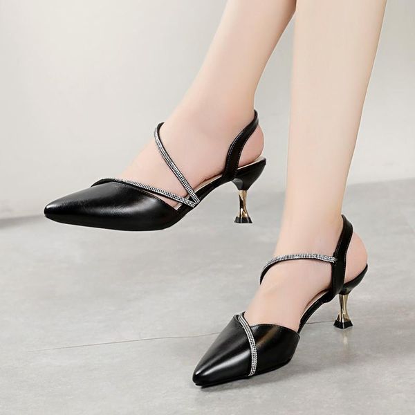 dress shoes for women 2021 crystal pointed toe metal button high-heeled fashion zapatos de mujer, Black
dress shoes for women 2021 crystal pointed toe metal button high-heeled fashion zapatos de mujer, Black