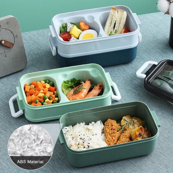 lunch box bento for student office worker double-layer microwave heating container storage dinnerware sets
lunch box bento for student office worker double-layer microwave heating container storage dinnerware sets