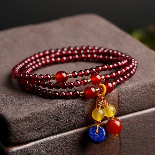 beaded, strands natural 3.5mm purple garnet bracelet multi circles strings bracelets women's ethnic yellow crystal handwear jewelry for, Black
beaded, strands natural 3.5mm purple garnet bracelet multi circles strings bracelets women's ethnic yellow crystal handwear jewelry for, Black