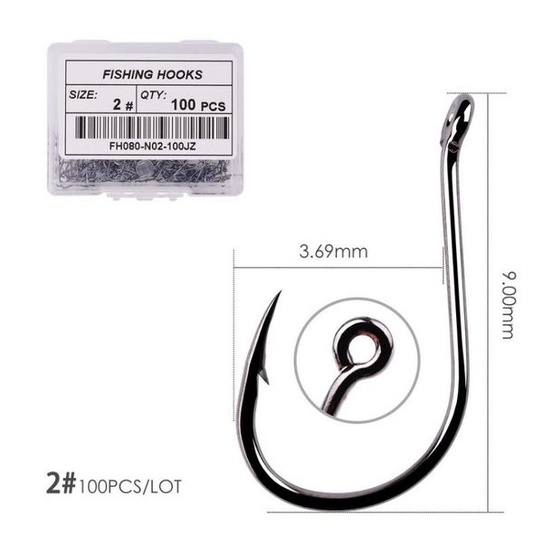 fishing hooks 40/100pcs set carbon steel single circle fishhook jip barbed carp sea tackle accessories
fishing hooks 40/100pcs set carbon steel single circle fishhook jip barbed carp sea tackle accessories