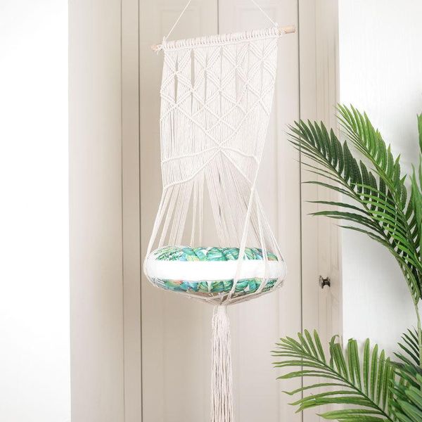 cat beds & furniture hand-woven hammock dangling pet swing bed ethnic style decorative kitten hanging basket without mat
cat beds & furniture hand-woven hammock dangling pet swing bed ethnic style decorative kitten hanging basket without mat