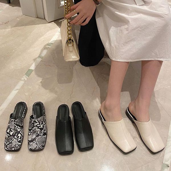 fashion square toe low heels mule shoes women slip on slides outdoor slippers casual flip flops spring summer footwear chaussure, Black
fashion square toe low heels mule shoes women slip on slides outdoor slippers casual flip flops spring summer footwear chaussure, Black