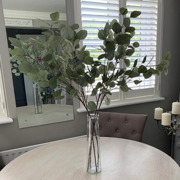 decorative flowers & wreaths 1pc 90cm artificial eucalyptus leaves branch fake stems plants diy home decor widding
decorative flowers & wreaths 1pc 90cm artificial eucalyptus leaves branch fake stems plants diy home decor widding