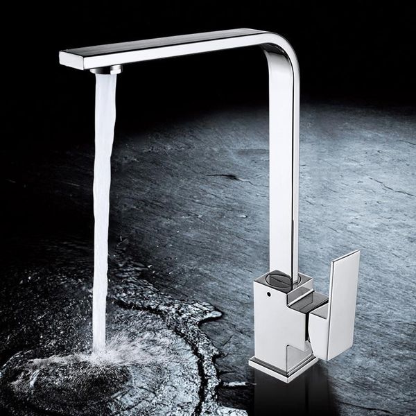 kitchen faucets chrome finish brass faucet 360 degree rotating cold and water mixer tap deck mounted
kitchen faucets chrome finish brass faucet 360 degree rotating cold and water mixer tap deck mounted