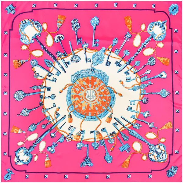 scarves retro key northern europe 130*130cm twill silk scarf women square tassel lady fashion female outdoor accessories, Blue;gray
scarves retro key northern europe 130*130cm twill silk scarf women square tassel lady fashion female outdoor accessories, Blue;gray
