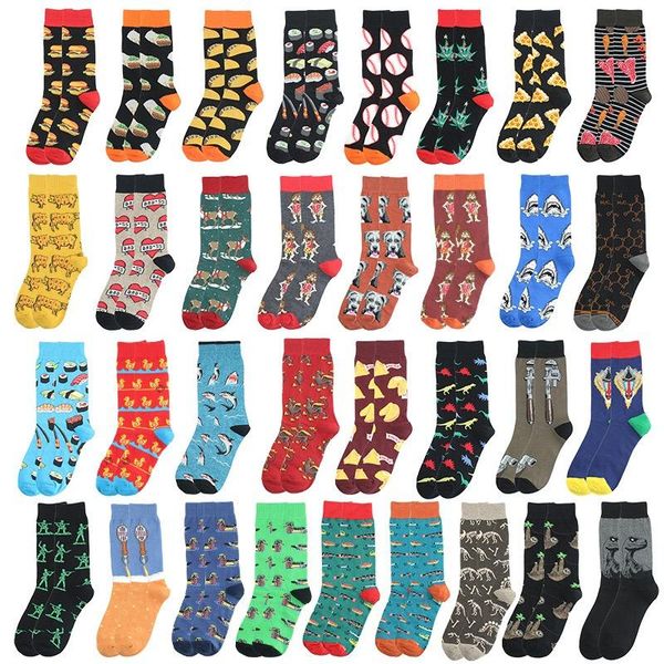 men's socks fashion men combed cotton sock anime funny happy personality fruit food crew sox hip hop street skarpety long, Black
men's socks fashion men combed cotton sock anime funny happy personality fruit food crew sox hip hop street skarpety long, Black
