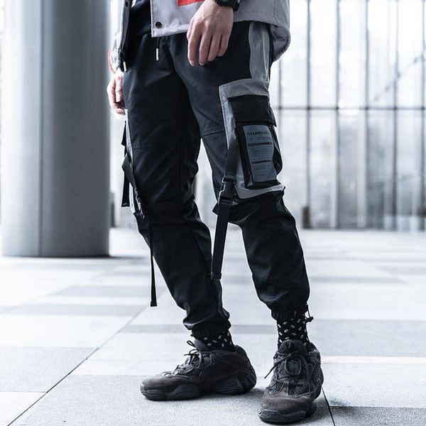 harem cargo pants joggers men 2021 hip hop color patchwork track male fashion elastic waist streetwear trousers 8987 men's, Black
harem cargo pants joggers men 2021 hip hop color patchwork track male fashion elastic waist streetwear trousers 8987 men's, Black