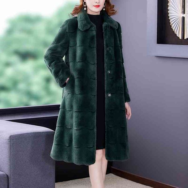haining fur mink coat women's 2021 winter new elegant celebrity temperament mother's medium and long, Black
haining fur mink coat women's 2021 winter new elegant celebrity temperament mother's medium and long, Black