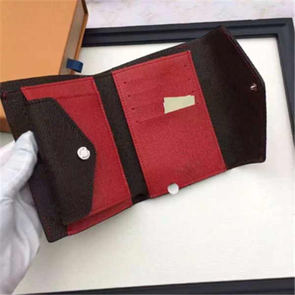 luxury multicolor coin purse date code short wallet card holder classic zipper pocket, Red;black
luxury multicolor coin purse date code short wallet card holder classic zipper pocket, Red;black