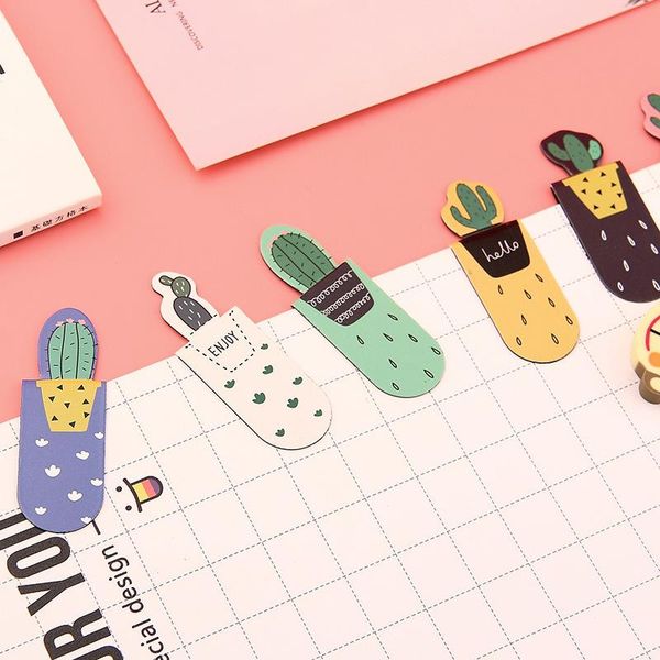 bookmark 3 pcs/set magnetic cactus student stationery books marker of page escolar papelaria
bookmark 3 pcs/set magnetic cactus student stationery books marker of page escolar papelaria