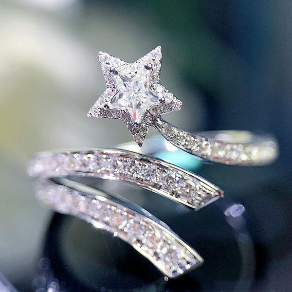 wedding rings design star multi-layer full inlay crystal zircon luxury fashion jewelry for women engagement pair ring, Slivery;golden
wedding rings design star multi-layer full inlay crystal zircon luxury fashion jewelry for women engagement pair ring, Slivery;golden