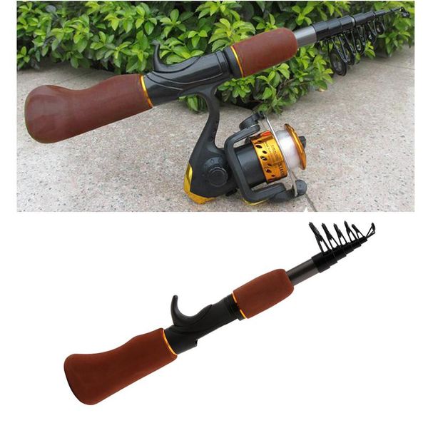 boat fishing rods portable carbon fiber telescope rod travel sea rock spinning w89f