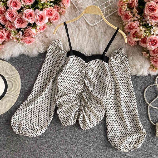 shirt korean crop square collar casual blouses women office ladies puff sleeve fashion pleated loose print chiffon j2af, White
shirt korean crop square collar casual blouses women office ladies puff sleeve fashion pleated loose print chiffon j2af, White