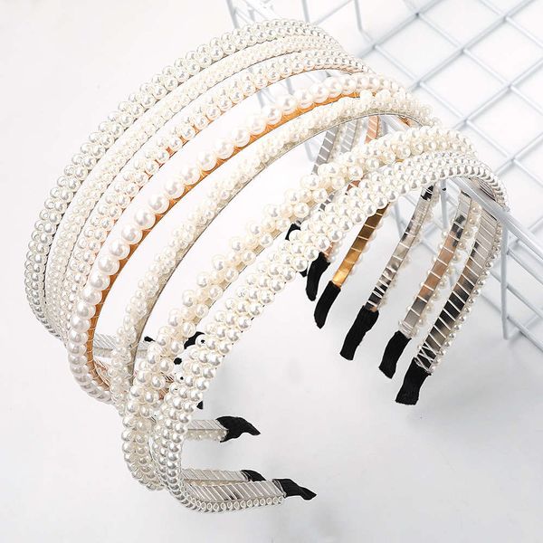 hairpin pure handmade fish thread wound pearl hairband sweet lady versatile beaded headband headdress b101, Golden;silver
hairpin pure handmade fish thread wound pearl hairband sweet lady versatile beaded headband headdress b101, Golden;silver