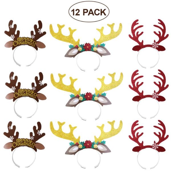 christmas decorations reindeer antler hair hoop kids headband headwear for children costume party (brown)
christmas decorations reindeer antler hair hoop kids headband headwear for children costume party (brown)