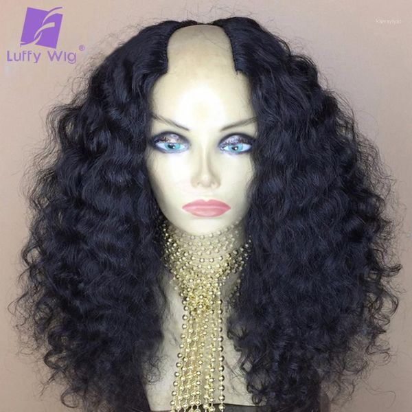 water wave wig glueless 2x4 u part human hair peruvian remy wigs for fashion women 180 density luffy1, Black;brown
water wave wig glueless 2x4 u part human hair peruvian remy wigs for fashion women 180 density luffy1, Black;brown