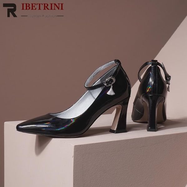 dress shoes ribetrini office women comfortable all genuine leather mature pointed toe pumps ol high heels, Black
dress shoes ribetrini office women comfortable all genuine leather mature pointed toe pumps ol high heels, Black