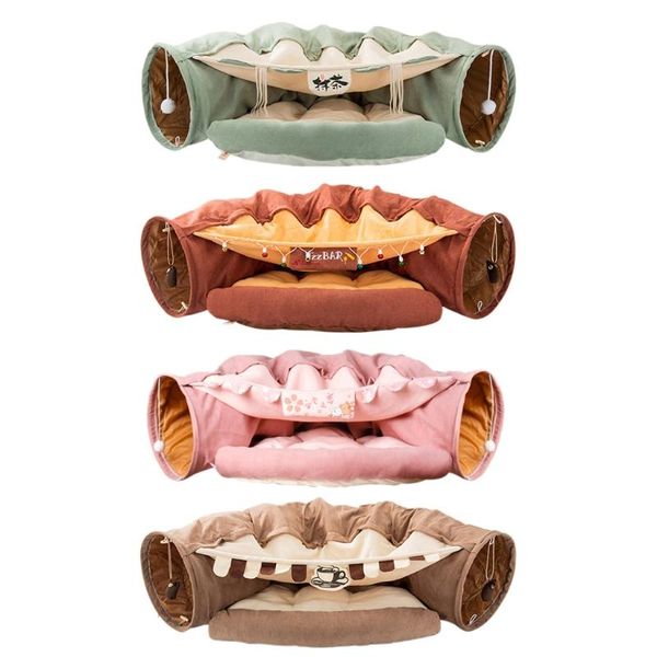cat tunnel bed with mat collapsible 2 way tube interactive play toys hideout house for puppy kitten beds & furniture
cat tunnel bed with mat collapsible 2 way tube interactive play toys hideout house for puppy kitten beds & furniture