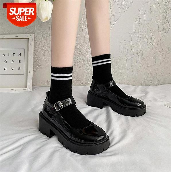 new mary jane shoes small size thick heel thick-soled college style retro leather women's single #et87, Black
new mary jane shoes small size thick heel thick-soled college style retro leather women's single #et87, Black
