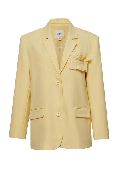 women's suits & blazers notched lapel button down long sleeve blazer, White;black
women's suits & blazers notched lapel button down long sleeve blazer, White;black