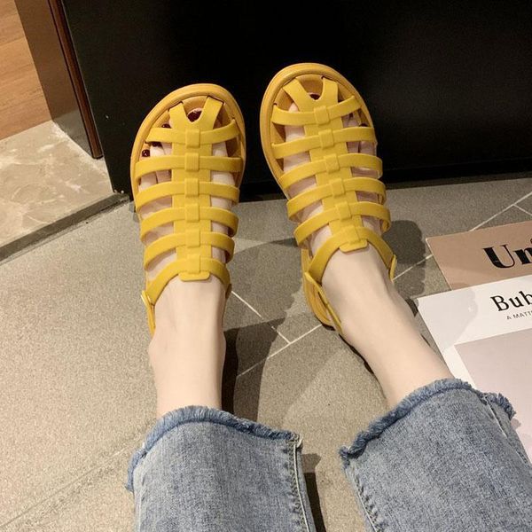 women's sports sandals hollow summer fashion trend comfortable flat bottom foot baotou ladies, Black
women's sports sandals hollow summer fashion trend comfortable flat bottom foot baotou ladies, Black