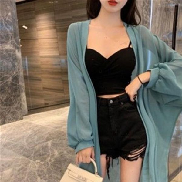 1pcs blouse summer women sweaters puff sleeve long chiffon shirt kimono cardigan black white loose ladies sun protective, White;black
1pcs blouse summer women sweaters puff sleeve long chiffon shirt kimono cardigan black white loose ladies sun protective, White;black