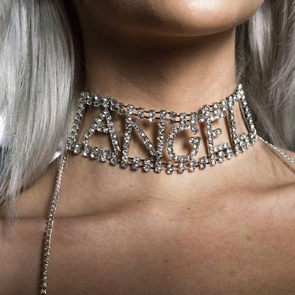 chokers fashion rhinestone letter doublelayer necklace jewelry personality street shoot shiny crystal ladies neck chain accessories, Golden;silver
chokers fashion rhinestone letter doublelayer necklace jewelry personality street shoot shiny crystal ladies neck chain accessories, Golden;silver