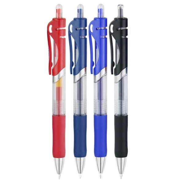 4pcs/set retractable gel pen 0.5 mm black blue red ink colored writing tools school office supplies stationery pens
4pcs/set retractable gel pen 0.5 mm black blue red ink colored writing tools school office supplies stationery pens