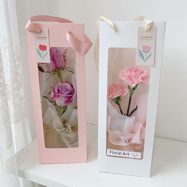 portable waterproof flower paper bag with transparent window for & gift display wedding party birthday packaging wrap
portable waterproof flower paper bag with transparent window for & gift display wedding party birthday packaging wrap