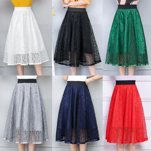 vintage summer womens elastic high waist tulle lace midi long skirt pleated a-line women faldas korean style fy307 skirts, Black
vintage summer womens elastic high waist tulle lace midi long skirt pleated a-line women faldas korean style fy307 skirts, Black