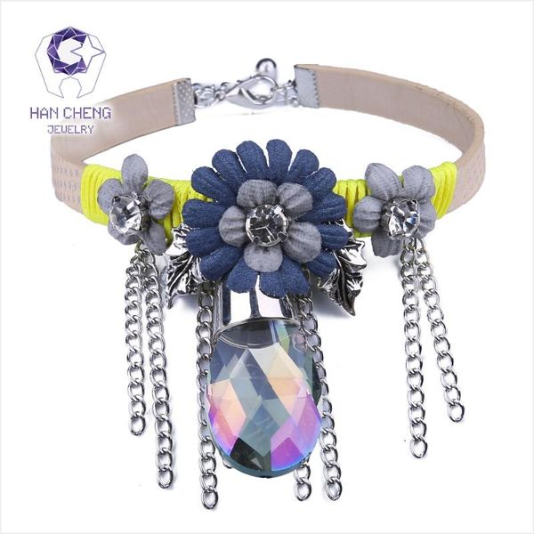 chokers hancheng fashion tassel pu belt big discolor created crystal flower choker necklace women necklaces collar jewelry bijoux, Golden;silver
chokers hancheng fashion tassel pu belt big discolor created crystal flower choker necklace women necklaces collar jewelry bijoux, Golden;silver