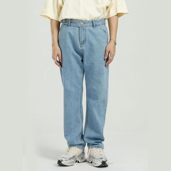 men's men vintage loose casual basic style straight jeans pants male streetwear fashion hip hop retro denim trousers 5uzo, Blue
men's men vintage loose casual basic style straight jeans pants male streetwear fashion hip hop retro denim trousers 5uzo, Blue