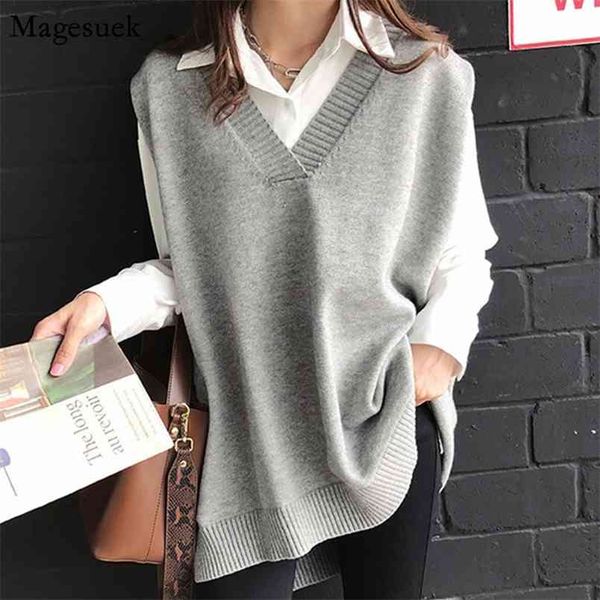 sleeveless autumn and winter sweater vest women v neck pollover knitted plus size woman s pull femme 12239 210512, White
sleeveless autumn and winter sweater vest women v neck pollover knitted plus size woman s pull femme 12239 210512, White