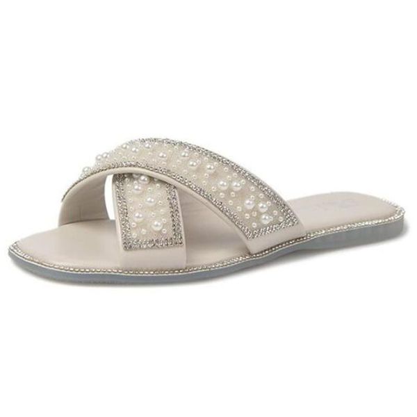 slippers flat-bottomed pearl womens summer round toe women's sandals fashion casual shoes women slides beach, Black
slippers flat-bottomed pearl womens summer round toe women's sandals fashion casual shoes women slides beach, Black