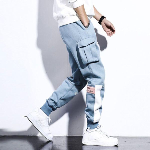 men's pants cargo harajuku fashion joggers men pant streetwear casual clothing elastic waist trousers, Black
men's pants cargo harajuku fashion joggers men pant streetwear casual clothing elastic waist trousers, Black