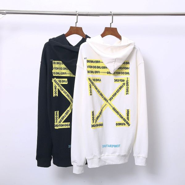 arrow off yellow cordon style men's and women's hoodie european version large loose couple pullover, Black
arrow off yellow cordon style men's and women's hoodie european version large loose couple pullover, Black