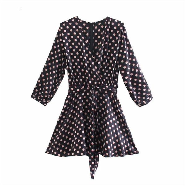 merodi chic fashion polka dot womens jumpsuits print black playsuits with belt women casual v neck long sleeve high waist, Black;white
merodi chic fashion polka dot womens jumpsuits print black playsuits with belt women casual v neck long sleeve high waist, Black;white