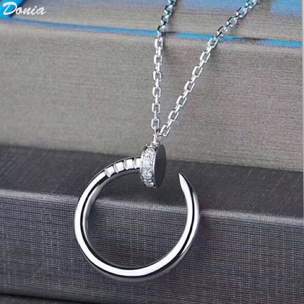 donia jewelry european and american fashion three color plating 925 silver necklace fashion accessories luxury birthday gift necklace
donia jewelry european and american fashion three color plating 925 silver necklace fashion accessories luxury birthday gift necklace