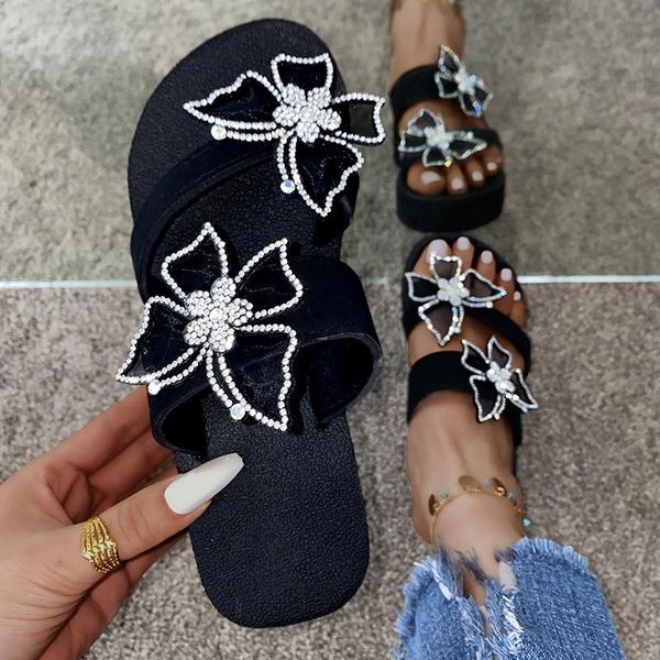 slippers 2021 women flip flops crystal butterfly platform female summer beach slides ladies open toe shoes plus size, Black
slippers 2021 women flip flops crystal butterfly platform female summer beach slides ladies open toe shoes plus size, Black