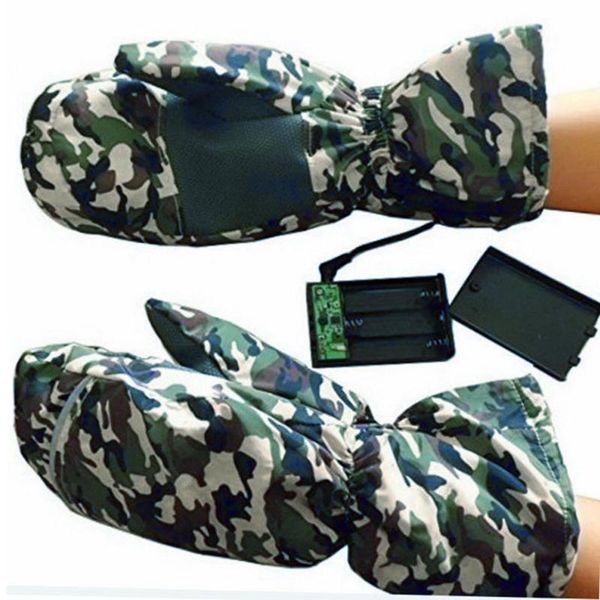 cycling gloves winter ski men women camouflage mittens snowboard motorcycle battery heated waterproof windproof anti-wear, Black
cycling gloves winter ski men women camouflage mittens snowboard motorcycle battery heated waterproof windproof anti-wear, Black