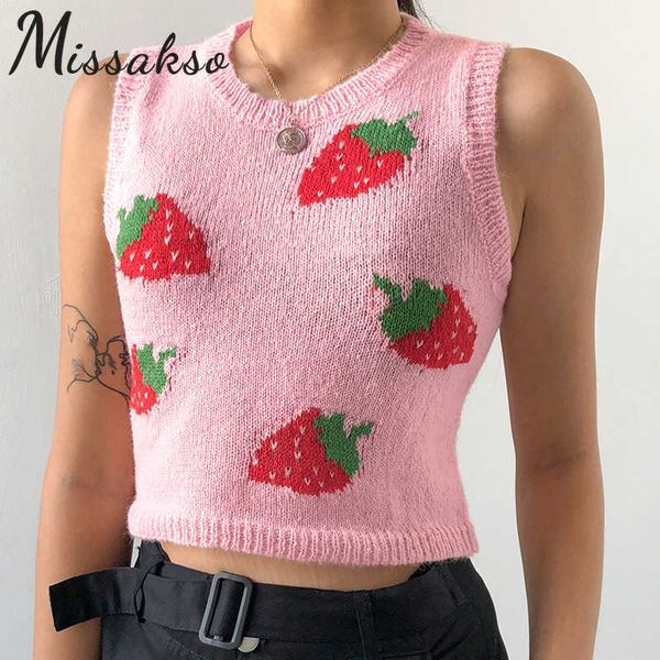 missakso women pink tank y2k streetwear sleeveless fashion spring autumn o neck casual knitted print crop shirts 210625, White
missakso women pink tank y2k streetwear sleeveless fashion spring autumn o neck casual knitted print crop shirts 210625, White