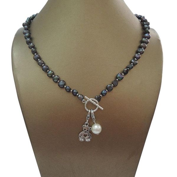 chokers pearl necklace,100% nature freshwater necklace,half round baroque 7-8 mm,snowflake,bear charm pendant.,etc, Golden;silver
chokers pearl necklace,100% nature freshwater necklace,half round baroque 7-8 mm,snowflake,bear charm pendant.,etc, Golden;silver