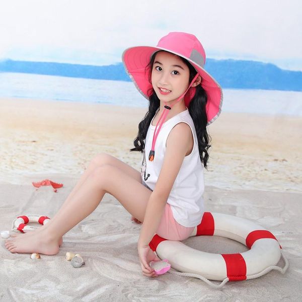 wide brim children beach hat sun kids bucket cap summer girls boys travel outdoor fashion cute casual hats, Black;white
wide brim children beach hat sun kids bucket cap summer girls boys travel outdoor fashion cute casual hats, Black;white