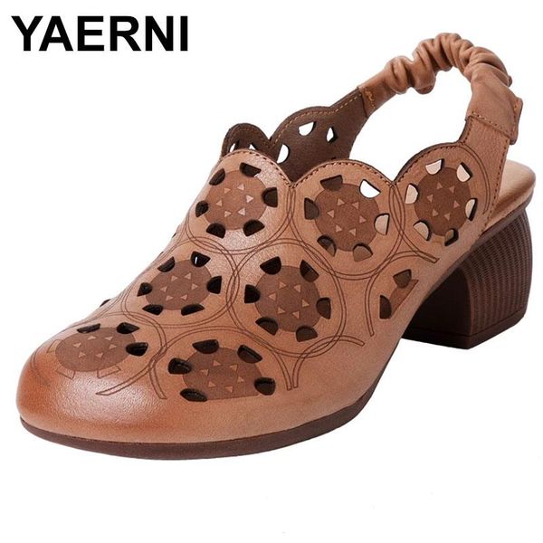 sandals yaerni spring-autumn season; ; retro style genuine leather women's platform shoes high heels pumps; soft soled designer, Black
sandals yaerni spring-autumn season; ; retro style genuine leather women's platform shoes high heels pumps; soft soled designer, Black