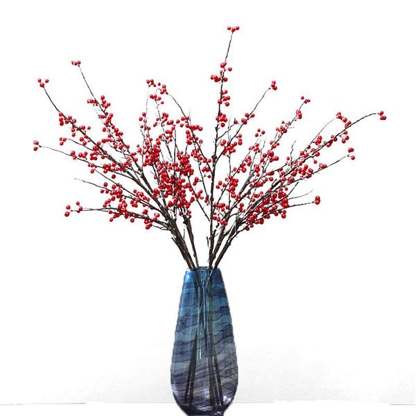 decorative flowers & wreaths 96cm simulation holly red fruit auspicious plant wedding home outdoor el garden christmas party decoration
decorative flowers & wreaths 96cm simulation holly red fruit auspicious plant wedding home outdoor el garden christmas party decoration