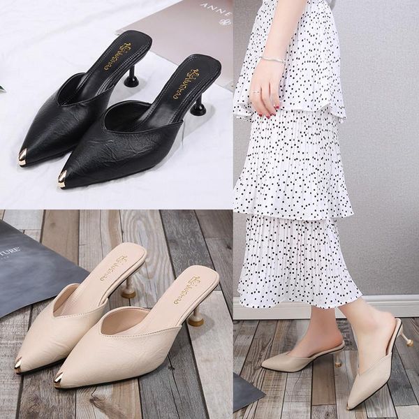 dress shoes corporis 2021 high heels woman pointed toe shallow slingback prom ladies elegant mules women, Black
dress shoes corporis 2021 high heels woman pointed toe shallow slingback prom ladies elegant mules women, Black