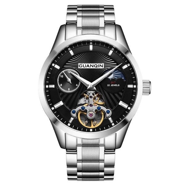 2021 guanqin gj16105 watches fashion trend steel belt waterproof sport calendar lighting window double button, Slivery;brown
2021 guanqin gj16105 watches fashion trend steel belt waterproof sport calendar lighting window double button, Slivery;brown